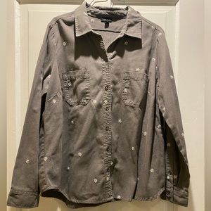 TORRID flower button up shirt. Size 0